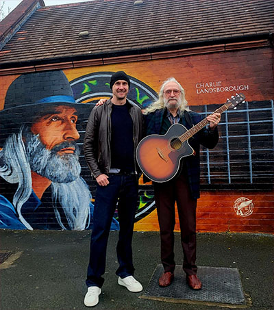 Charlie with Paul Curtis